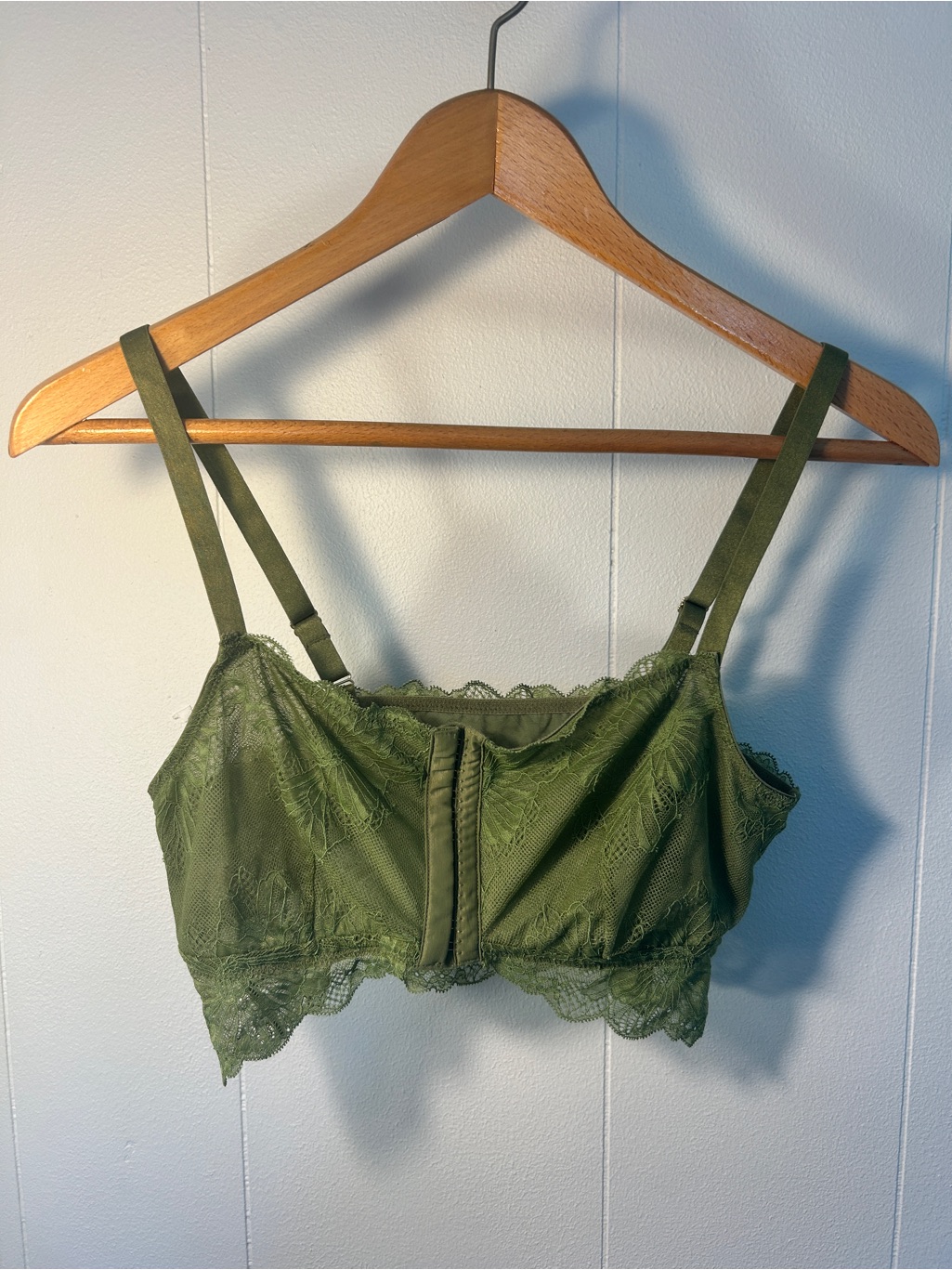 Auden Olive Green Lace Bralette
